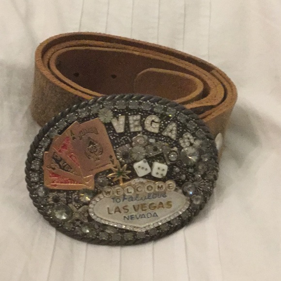 Las Vegas belt buckle - Picture 1 of 2